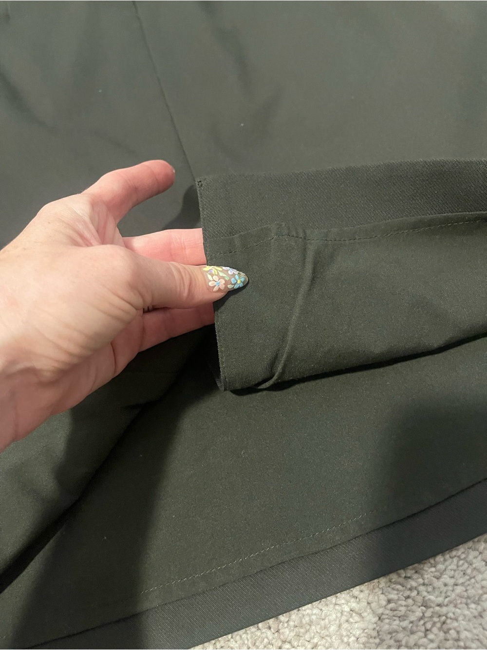 Banana Republic Olive Tie-Waist Pencil Skirt - Picture 7 of 9
